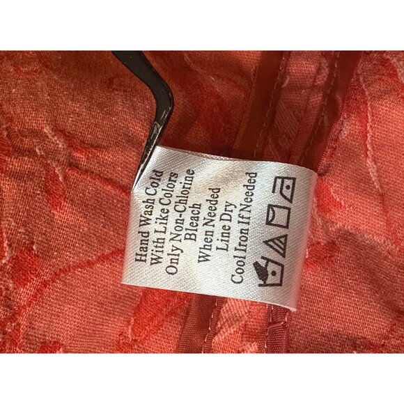 Coldwater Creek Floral Embossed Jacket Womens Size PM Cotton Blend Full Zip - Picture 11 of 14